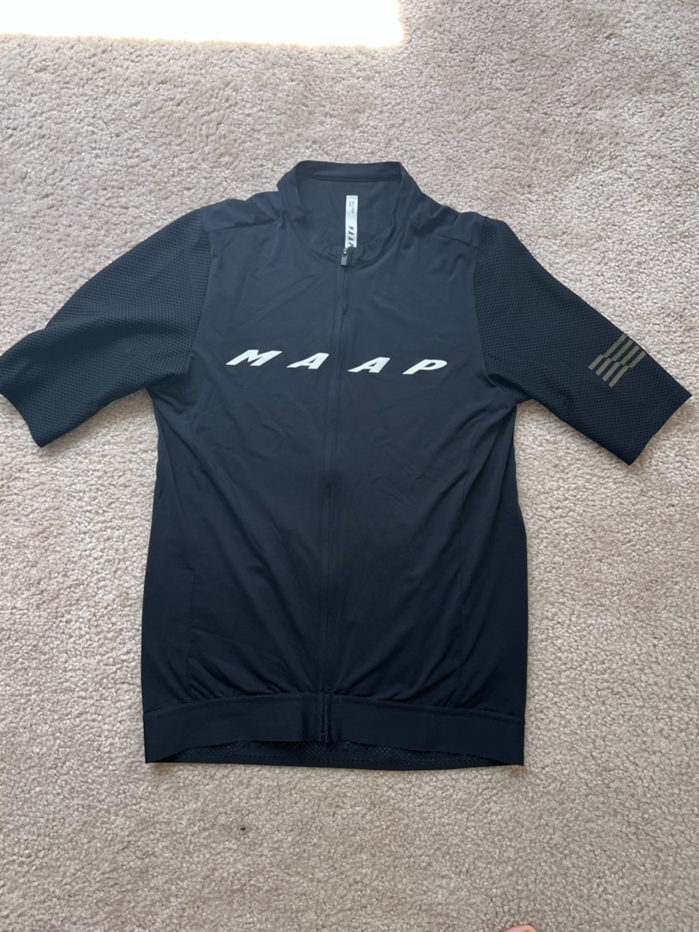 MAAP Pro Fit Black Cycling Jersey